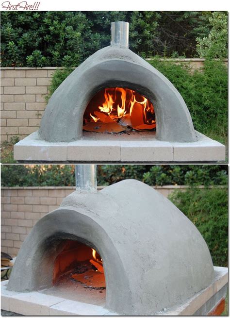 We let the fire die down; Building a Brick Pizza Oven | Pizza oven, Brick pizza oven, Pizza oven outdoor