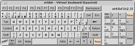 Xvkbd Virtual Keyboard For X Window System