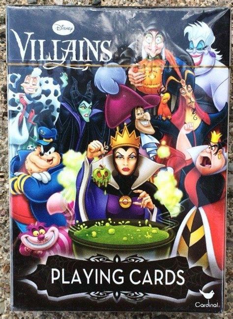Disneys Villains Playing Cards On Mercari Disney Villains Playing