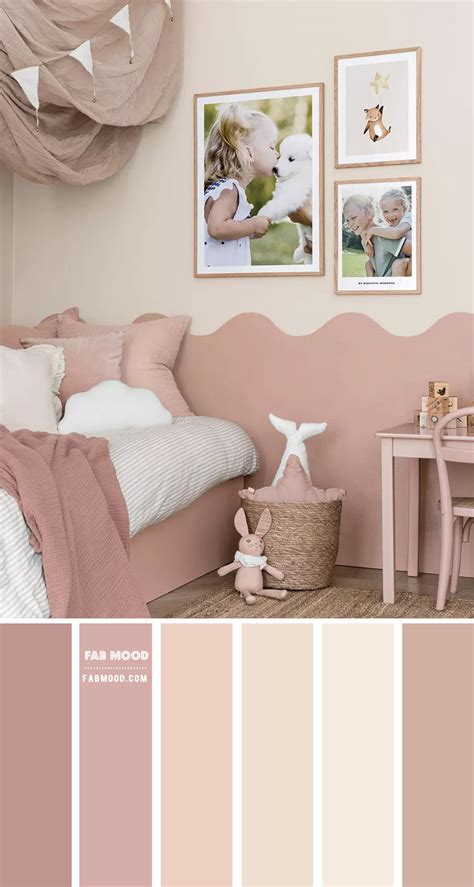 Dusty Pink Colour Scheme For Girl Bedroom Dusty Rose
