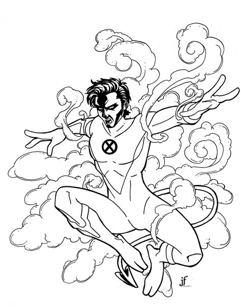 Jean grey superhero coloring superhero coloring pages batman. Marvel Nightcrawler Page Coloring Pages