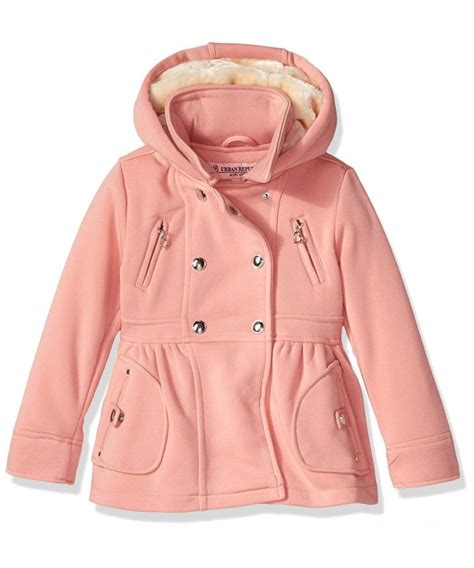 Little Ur Girls Fleece Jacket Peach Blossom 5708kpb 56 Peach