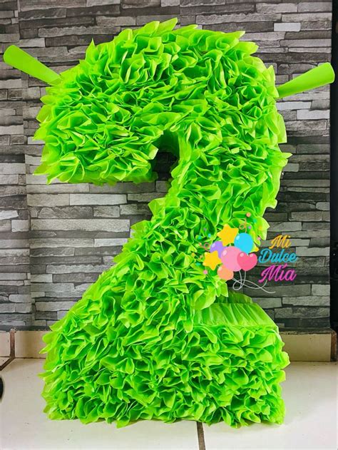 Piñata Número 2 Shrek 🎈🥳 Pastel De Shrek Fiestas De Cumpleaños