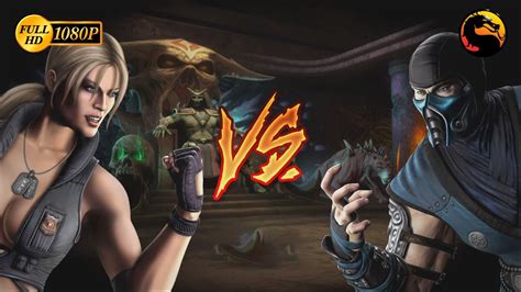Mortal Kombat 9 Arcade Ladder Sonya Blade Fatality Gameplay Pc