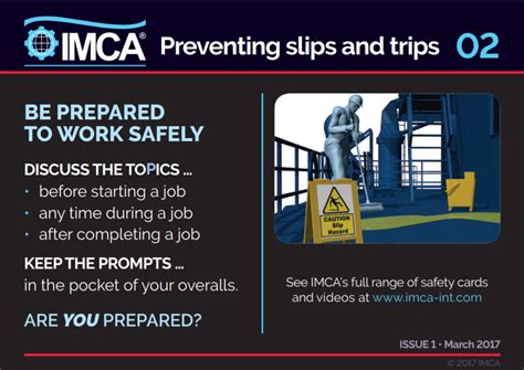 Preventing Slips And Trips Imca