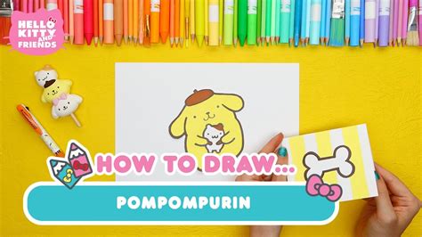 How to Draw Pompompurin | Hello Kitty Crafts - YouTube