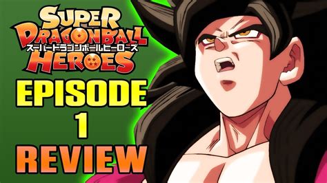 Super Dragon Ball Heroes Episode 1 Review Masakox Youtube