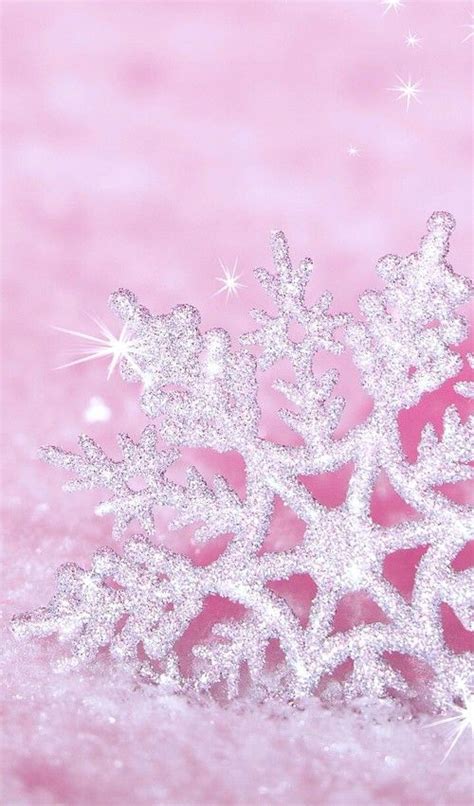 Image Result For Pink Snowflakes Desktop Wallpaper Wallpaper Iphone