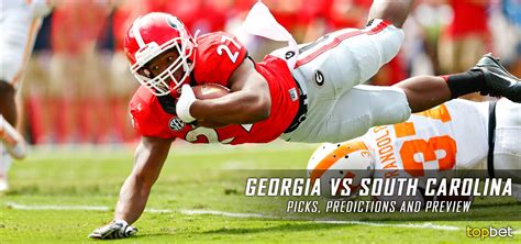 Georgia Vs South Carolina Football Predictions Picks And Odds