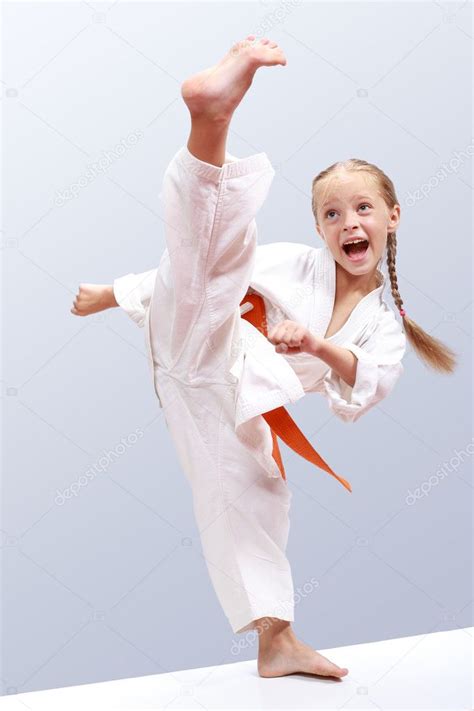 Professional Karate Girl Stock Photo By ©andreyfire 27287505