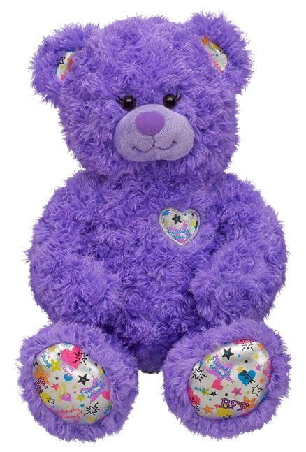 friends count at build a bear workshop { 20 t card giveaway} purple teddy bear custom