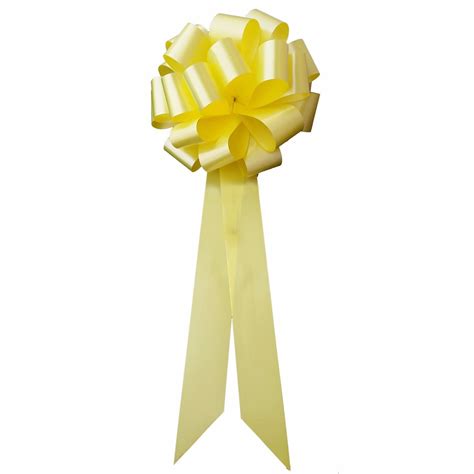 6 Large Yellow Pull Pew Bows Homecoming Support Our Troops Decorations