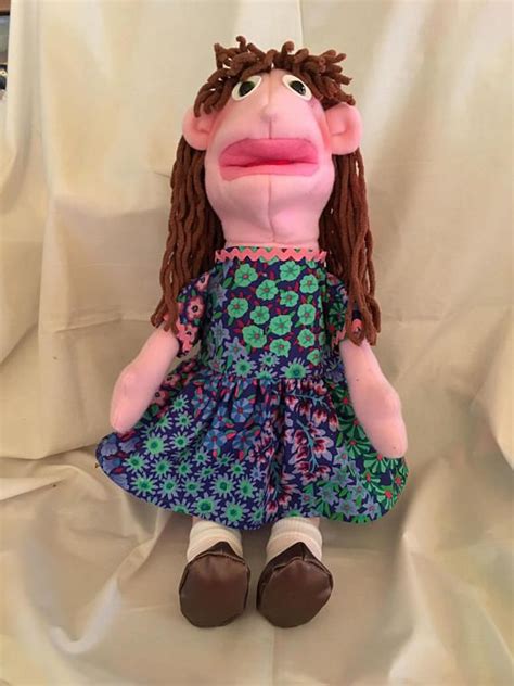 Puppet Girl Puppet Full Body Puppet Hand Puppet Etsy Girl Puppets