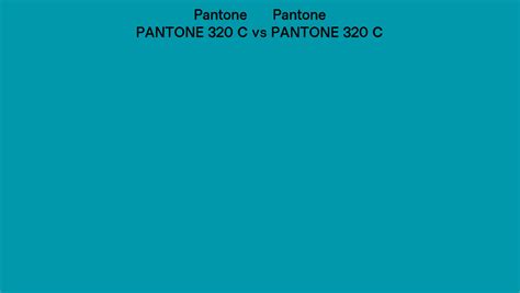 Pantone 320 C Vs Pantone 320 C Side By Side Comparison