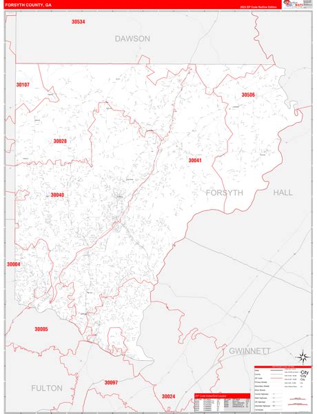 Maps Of Forsyth County Georgia
