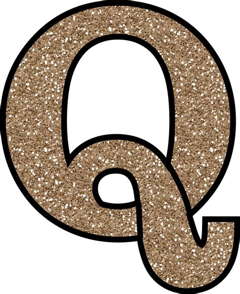 Glitter Alphabet PNG File | PNG Mart