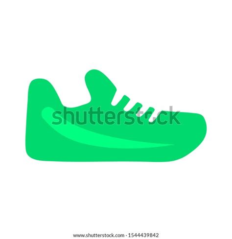 Vector Running Shoes Illustration Isolated Foot Stock Vector Royalty