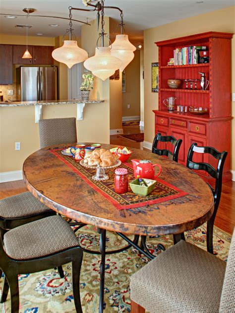 Update your kitchen dining area in modern style with the lumisource fuji 5 piece contemporary counter table set. Copper Table | Houzz