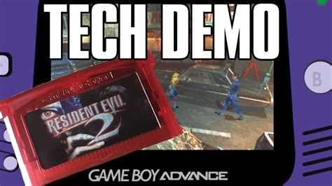 Resident Evil 2 Game Boy Advance Tech Demo Youtube