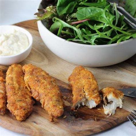 Easy to make gluten free chicken strips! Oven Baked Keto Crispy Chicken Tenders | Recipe (With ...