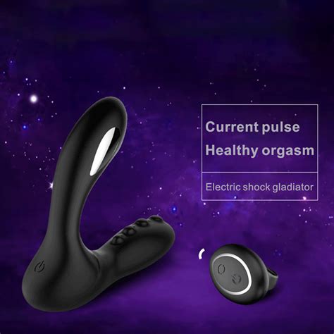 electric pulse men s prostate vibrator massager anal butt plug g spot stimulator ebay