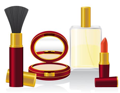 set cosmetics vector illustration 488703 - Download Free ...