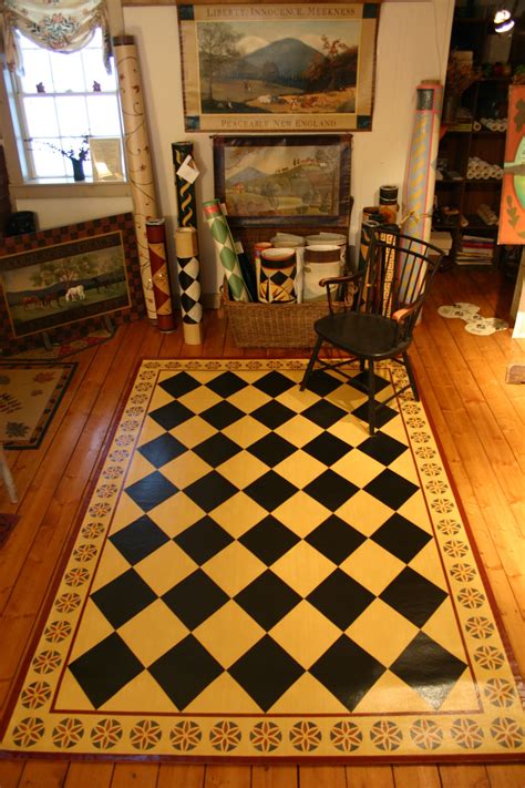 Step 2 prep the base photo by kolin smith. Make a Floor Cloth | Floor cloth, Painted floor cloths ...