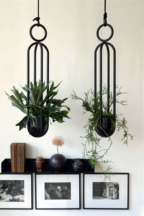 You can still add greenery to your home, make it look fresher and rejuvenating by hanging basket plants in a chic, decorative way. 40 Elegant DIY Hanging Planter Ideas For Indoors - Bored Art