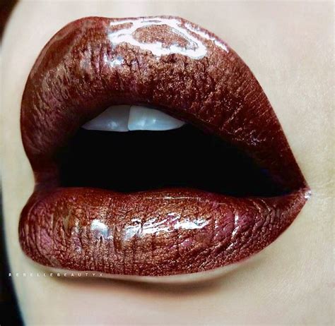 Brown Lips Brown Lip Lip Art Luscious Lips Hair Styles Makeup