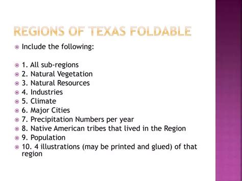 Ppt Regions Of Texas Foldable Powerpoint Presentation Free Download