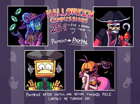 Halloween Commission Sheet By Alcang On Newgrounds
