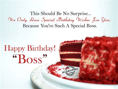 Luckily, we did all of the brainstorming for you. Birthday Wishes For Boss