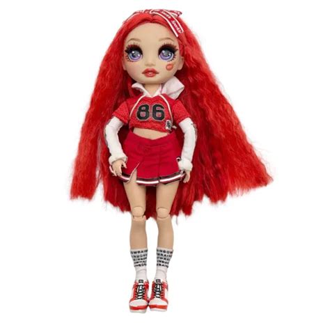 Mga Rainbow High Ruby Anderson Cheerleader Cheer Doll 11 Red With Clothes 1199 Picclick