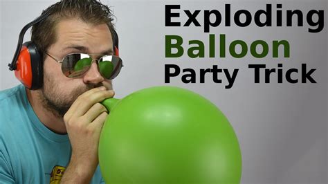 Exploding Balloon Without Touching It Party Tricks Youtube