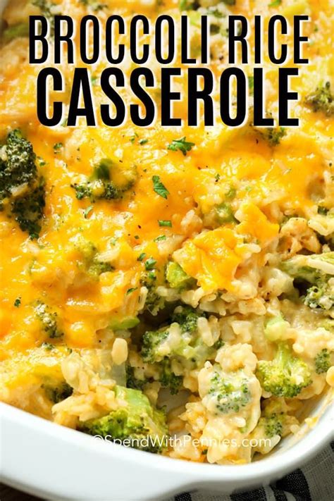 Broccoli Cheese And Rice Casserole Is A Southern Recipe That Is Full Of