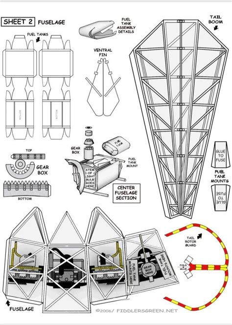 The Paper Model Is Shown With Instructions For How To Make It