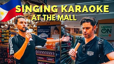 singing karaoke at the mall in manila philippines vlog youtube