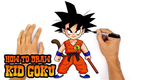 How To Draw Kid Goku Dragon Ball Z