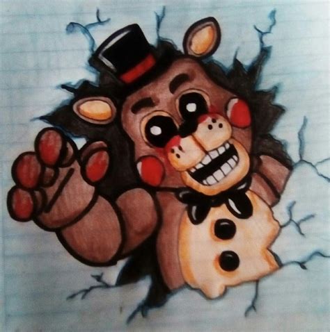 Sintético 102 Foto Como Dibujar A Freddy De Five Nights At Freddys El