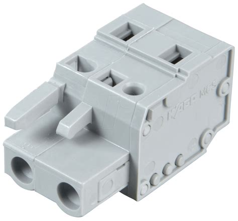 Wago 231 202 Female Multipoint Connector 2 Pin Rm 75 Mm At Reichelt