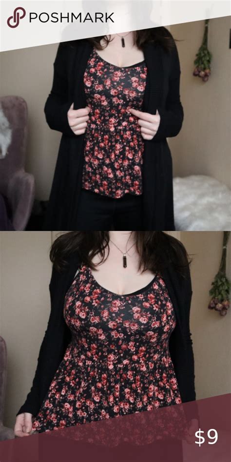 American Eagle Soft And Sexy Floral Top Floral Tops Clothes Design