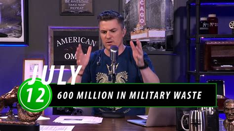 600 Million In Military Waste Proves We Have Money For Our Troops Youtube