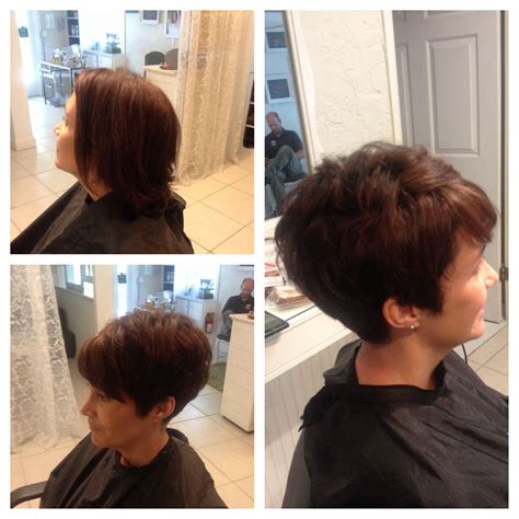 A mix of luscious locks on one side and short. Haircuts For Thick Coarse Hair Over 50 - Wavy Haircut