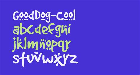 Gooddog Cool Free Font What Font Is
