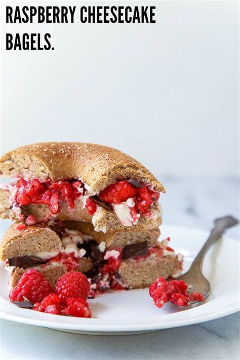 Raspberry Cheesecake Bagels 21 Summer Breakfasts That Don T Require A
