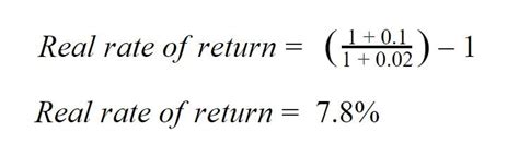 What Is The Rate Of Return Formula