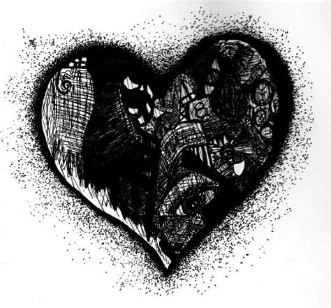 Emo Heart Drawings My Black Emo Heart By Coldestofflames Emo Pictures
