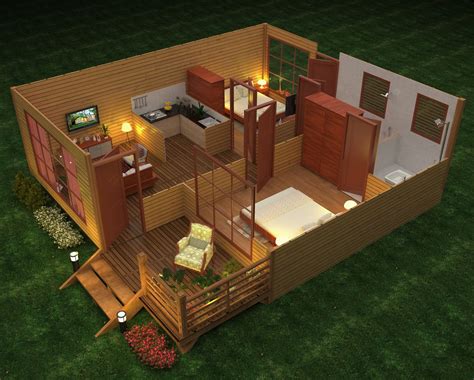 rumah kayu  interior minimalis thegorbalsla