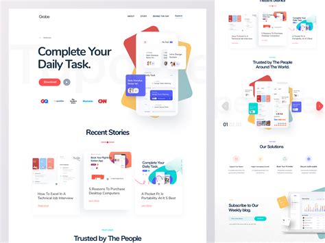 App Landing Page Design V2 by Shekh Al Raihan | Landing page design