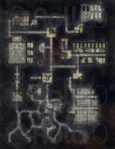 Fantastic Maps Illfrost Stockade Dungeons Roll20 Marketplace